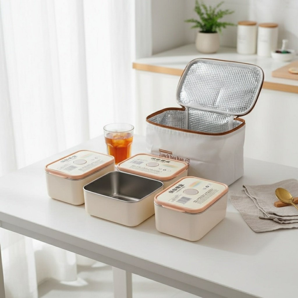 Lunch Box 4 étage avec Sac Isotherme