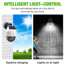 Caméra de surveillance factice à énergie solaire