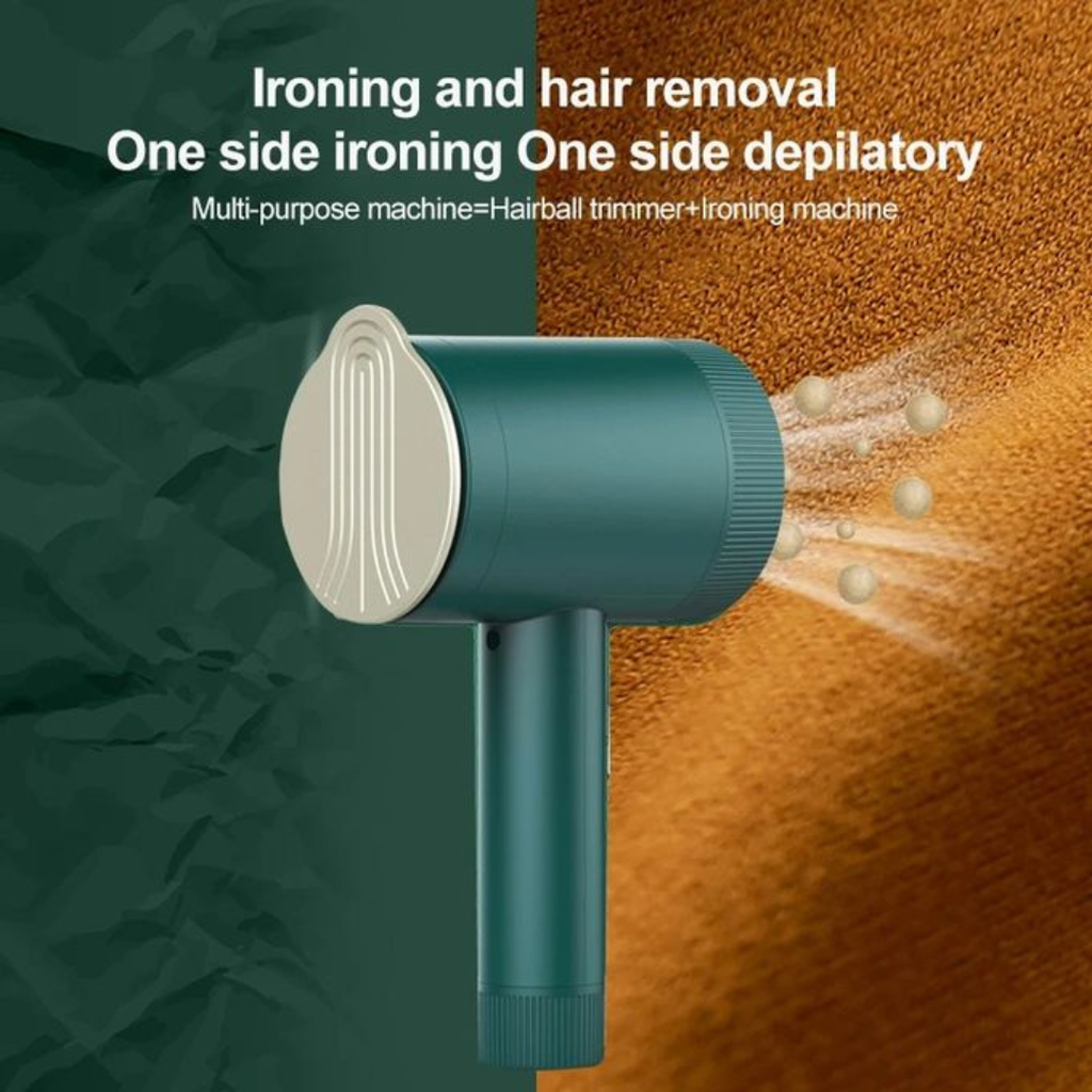 anti bouloches et fer a repasser 2en1