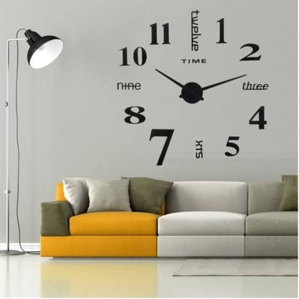 Horloge murale 3D
