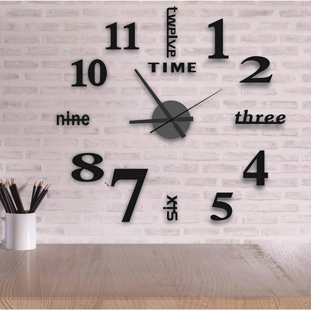 Horloge murale 3D