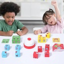 Jeu de cube changement de visage