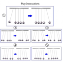 Boule de Balance en acier Newton