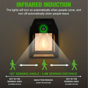 Lampe Murale Solaire LED avec Détecteur de Mouvement