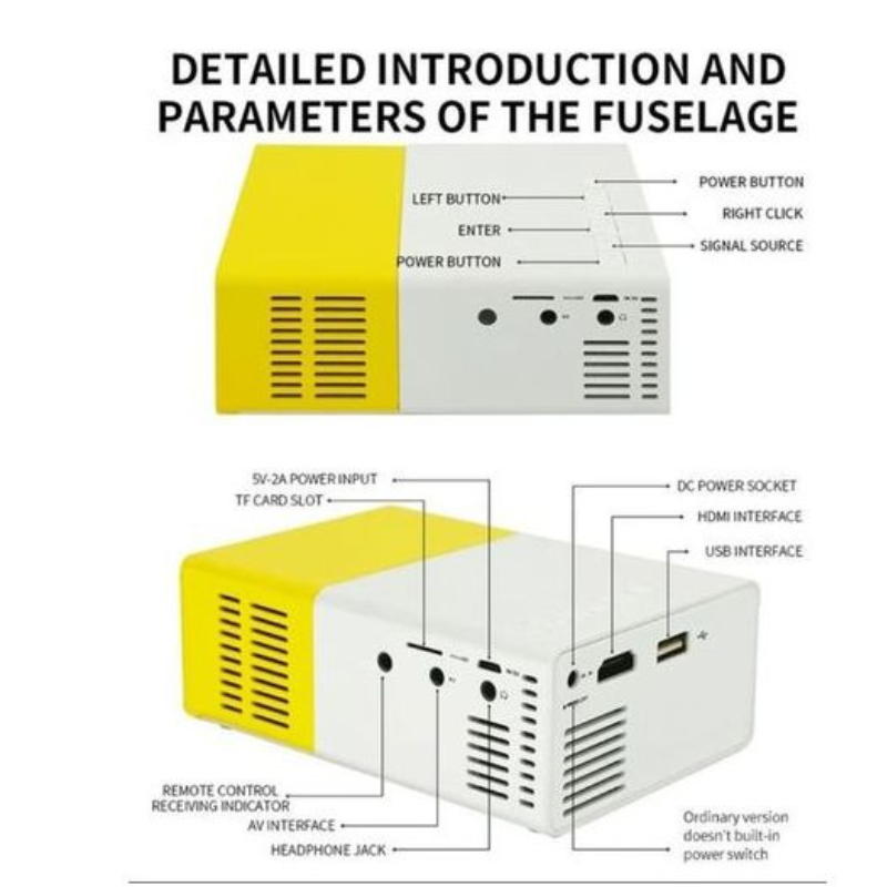 mini projecteur LED HD