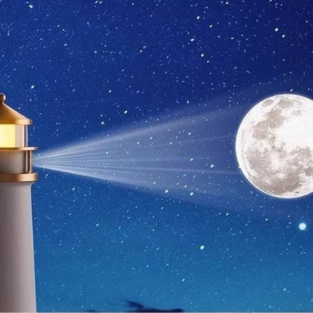 Veilleuse phare projecteur de Lune télécommandé