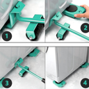 Kit de déplace meuble glissière roulettes