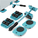 Kit de déplace meuble glissière roulettes