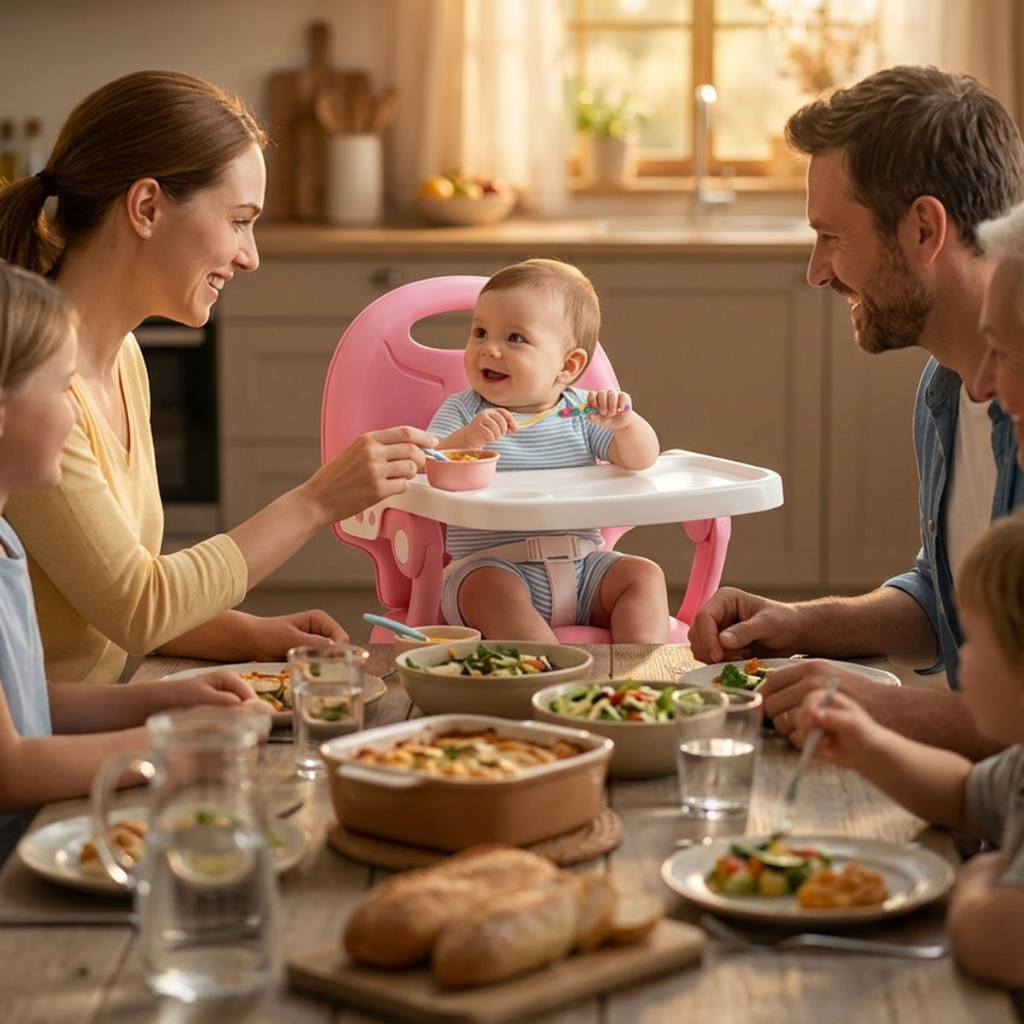 Chaise Haute Bébé Multifonction