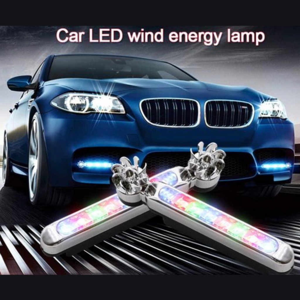 Phares de voiture à LED alimentés par le vent (copie)